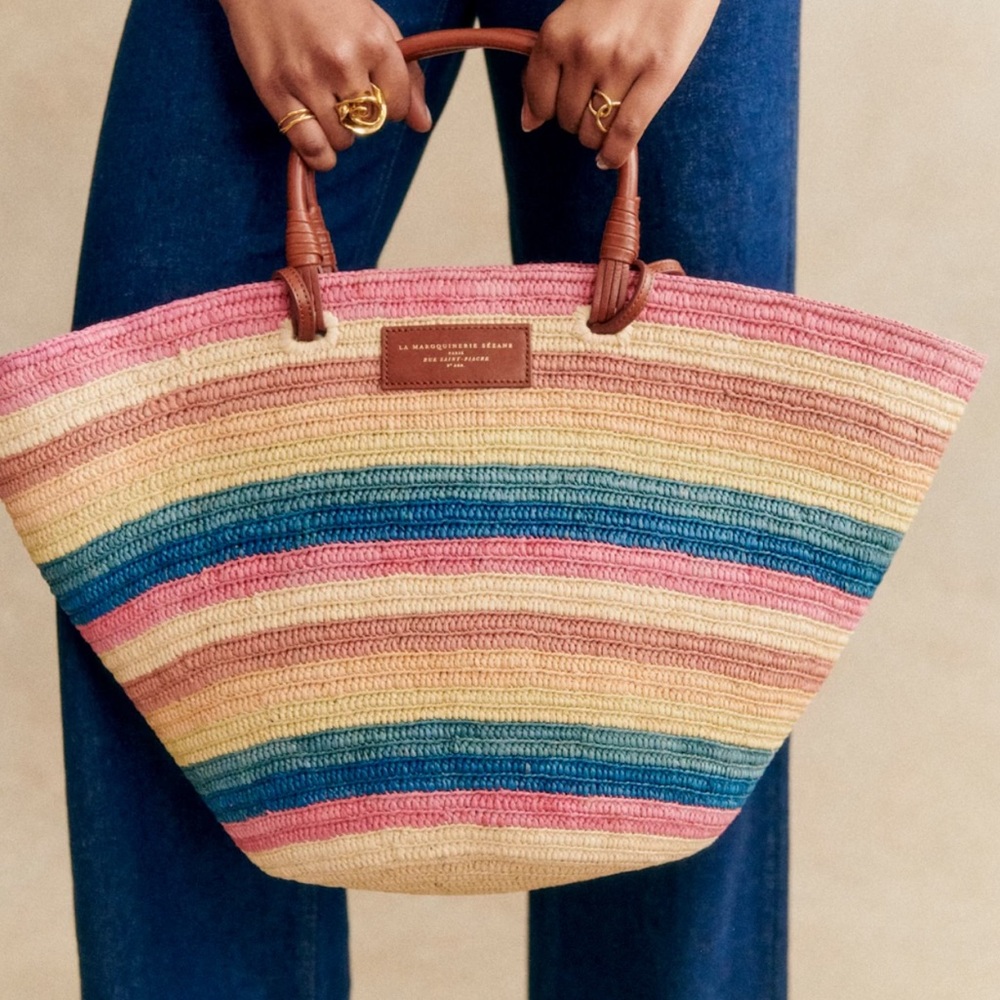 Sezane JUSTINE MAXI BASKET BAG